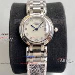 Perfect Replica TWS Factory Longines Primaluna White Diamond Dial Ladies Watch